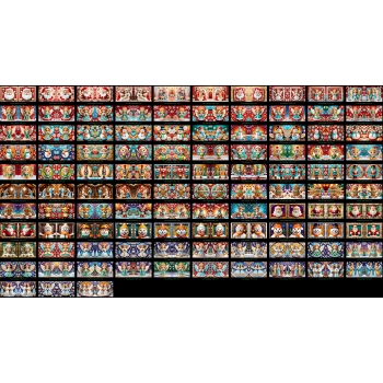 CHRISTMAS - Zestaw 100+ obrazków na kubki 21 x 9 cm 300 dpi RGB